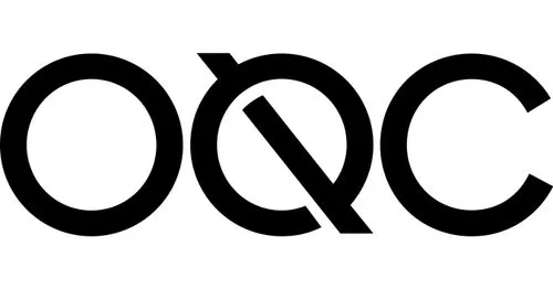 Black stylized letters O, Q, and C in a minimalist logo design on a white background.
