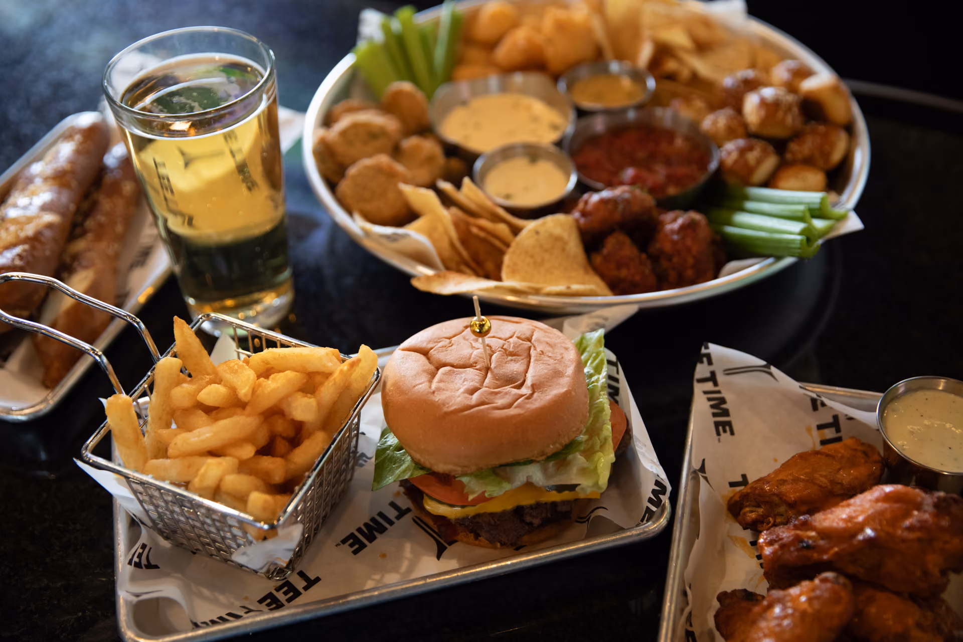 Food and drinks at Tee Time!
