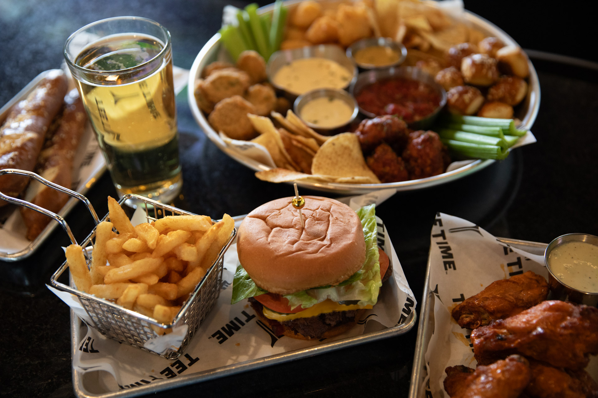 Food and drinks at Tee Time!