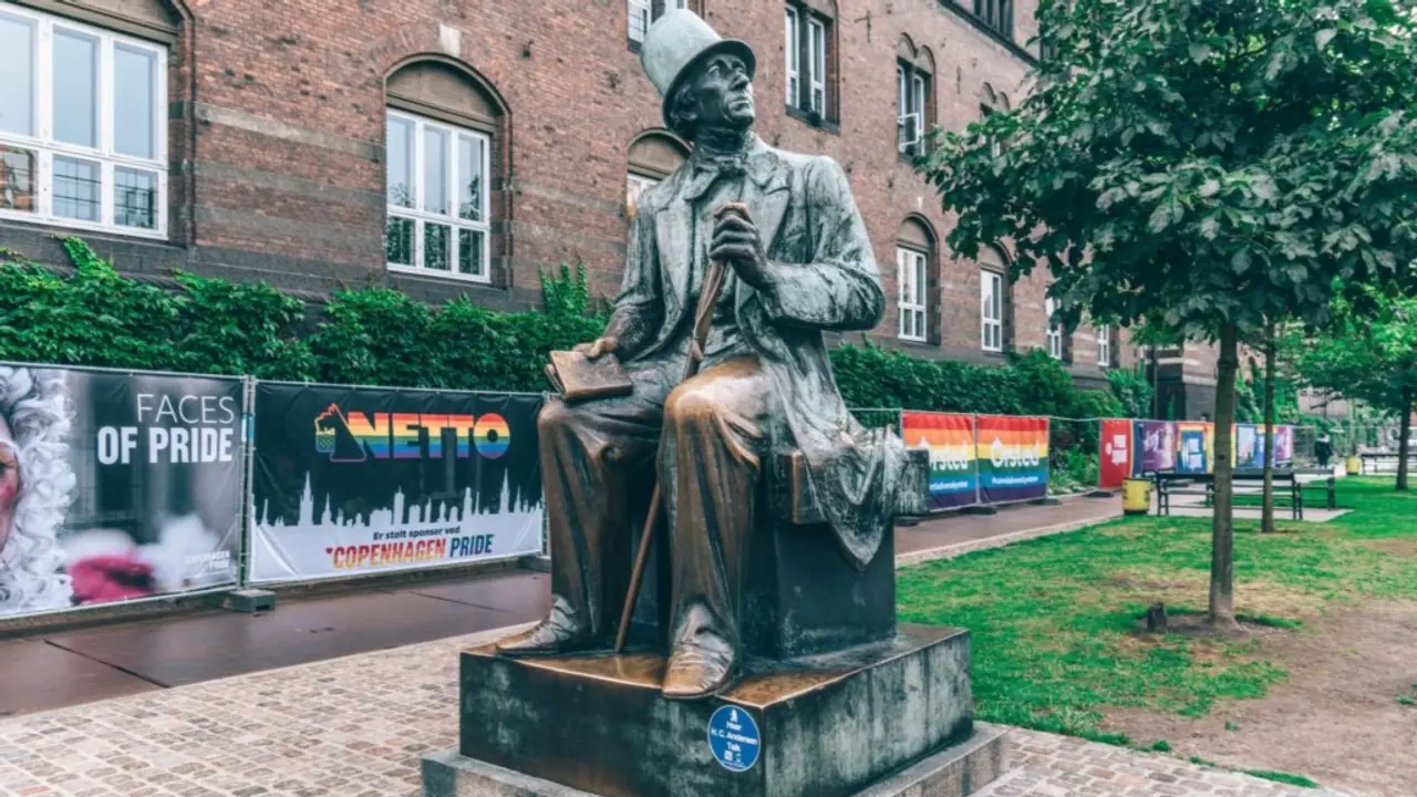 The statue of H.C Andersen