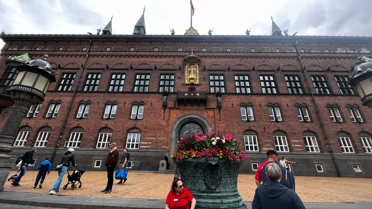 The city hall