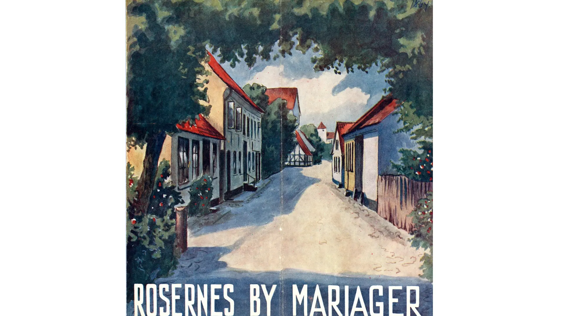 Østergade plakat med Lindeporten