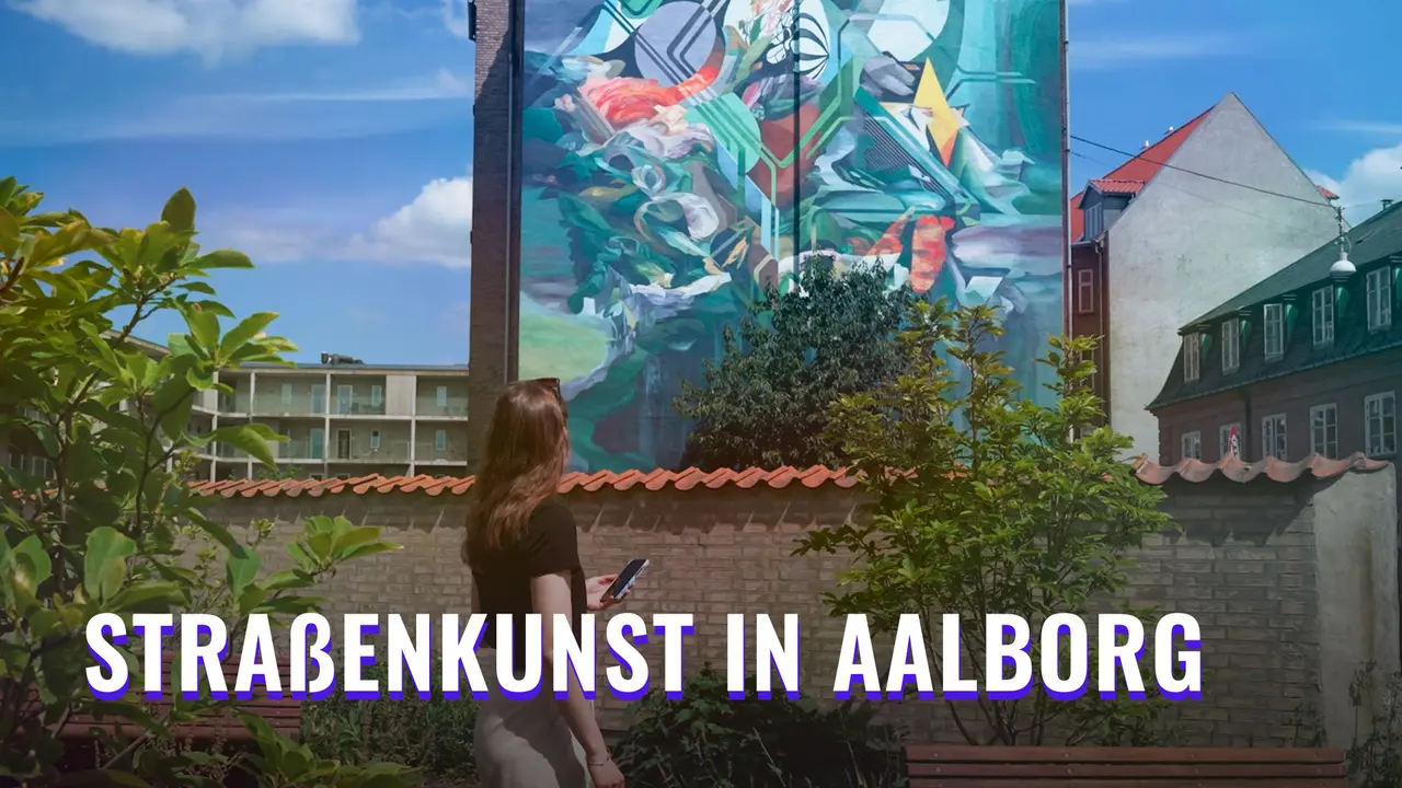 Straßenkunst in Aalborg