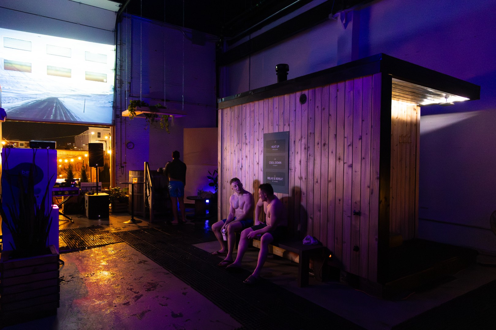 Winter spa experience