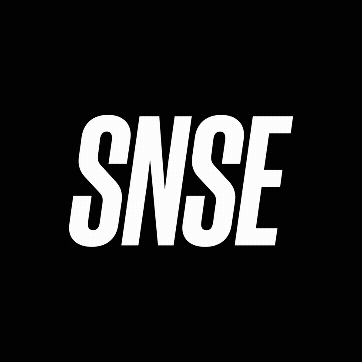 SNSE logo on black