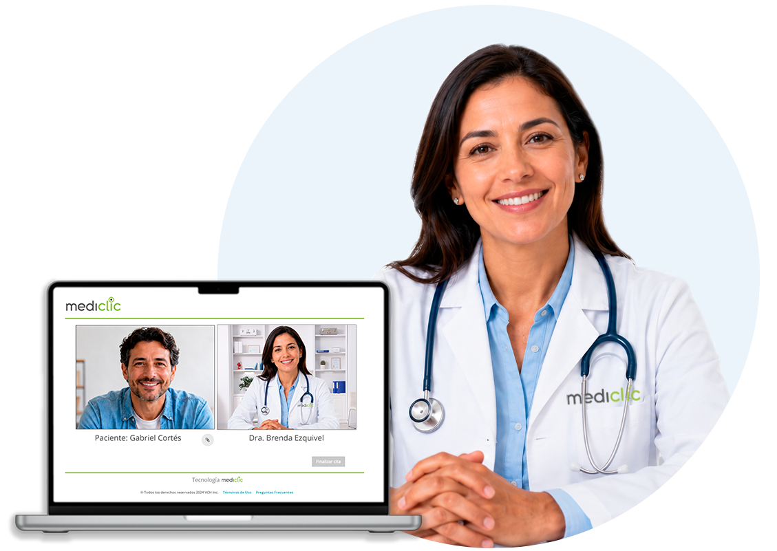 telemedicina, videollamada con el médico