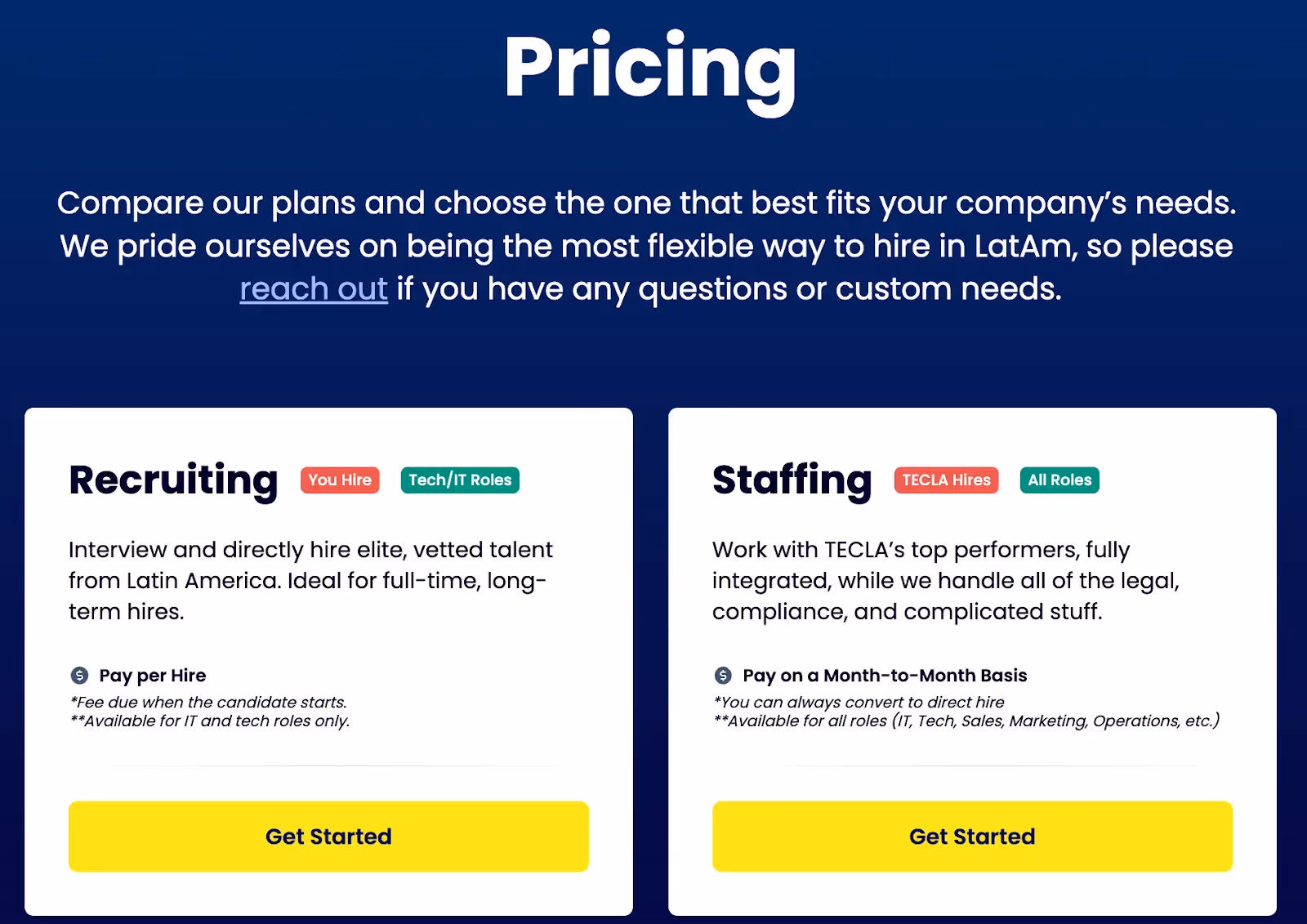 pricing - alternative