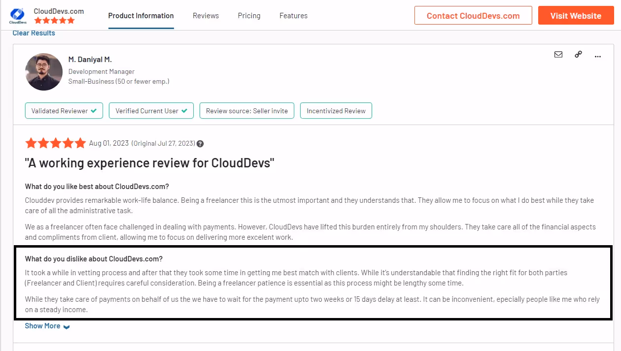 Review CloudDevs