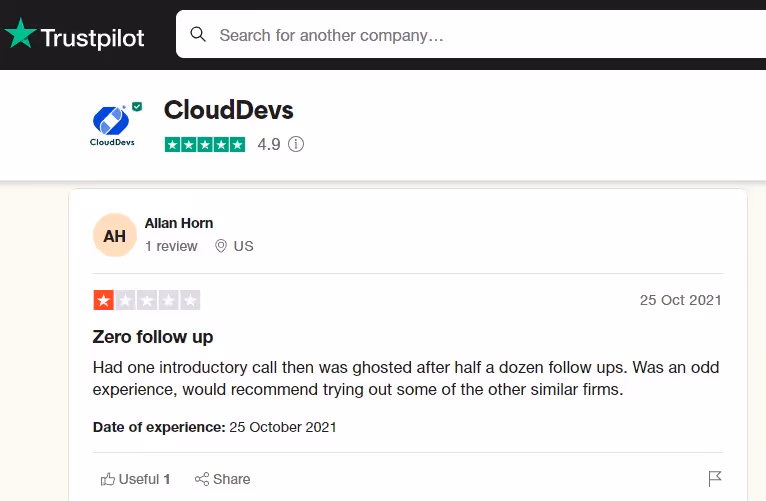 CloudDevs review