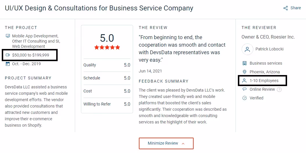 DevsData review