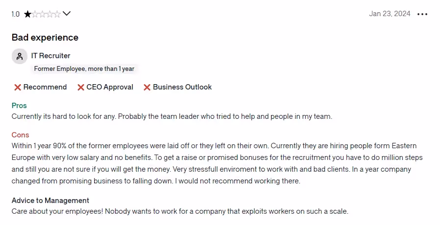 DevsData Review IT Recruiter
