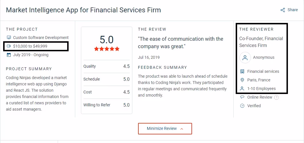 Lemon.io pricing review