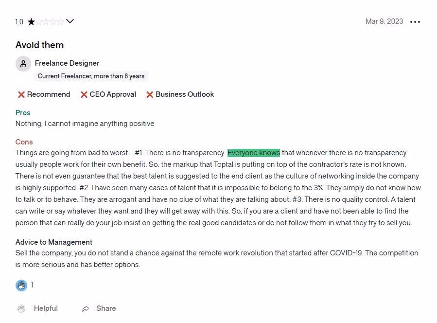 Toptal review