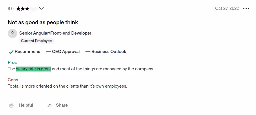 Toptal reviews