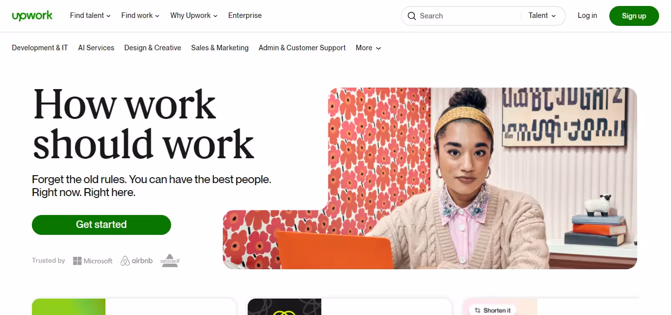 Upwork website