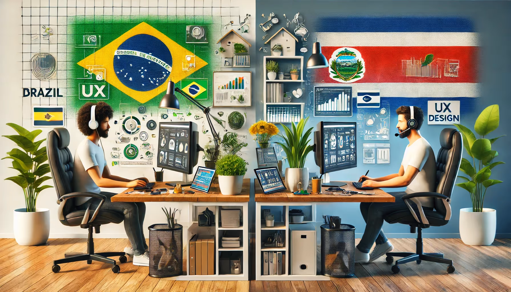 Hire Top UX Designer in Brazil vs Costa Rica