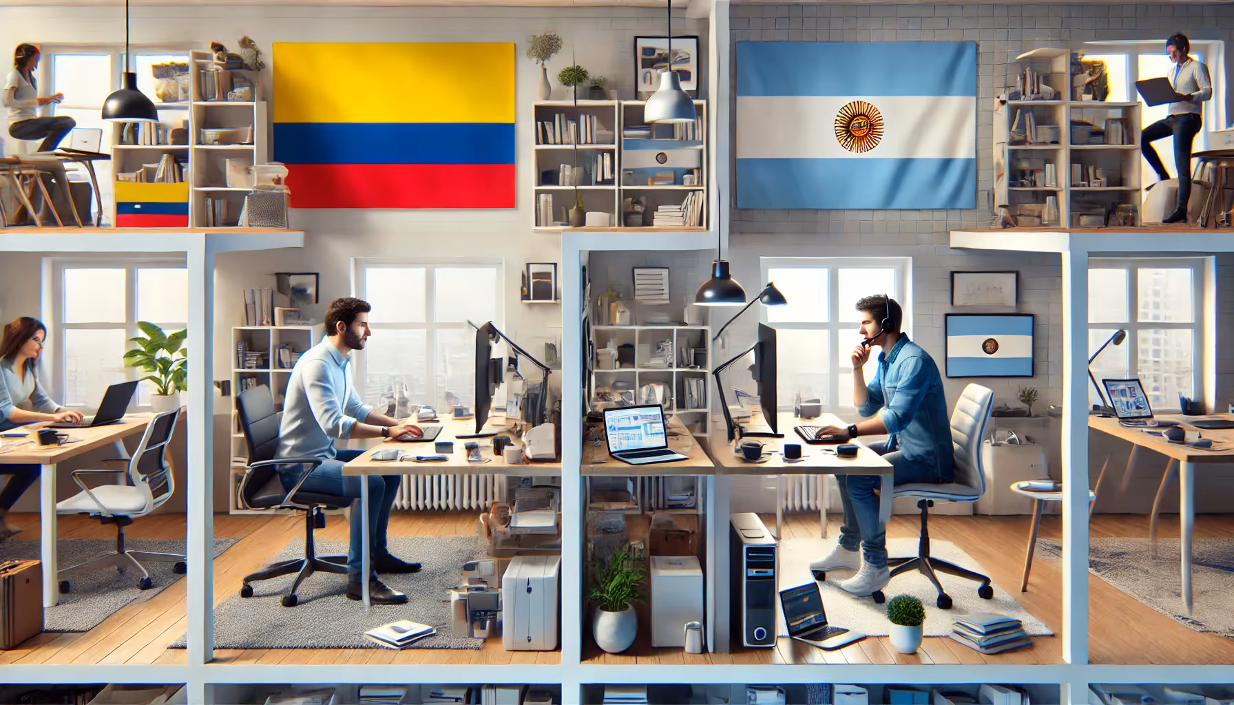 Hire Top Sales Representative in Colombia vs Argentina