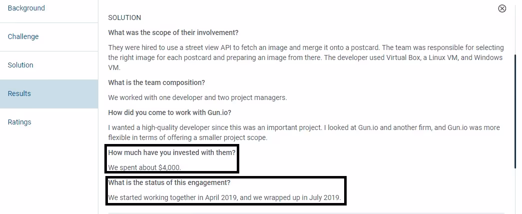 Gun.io Pricing Review