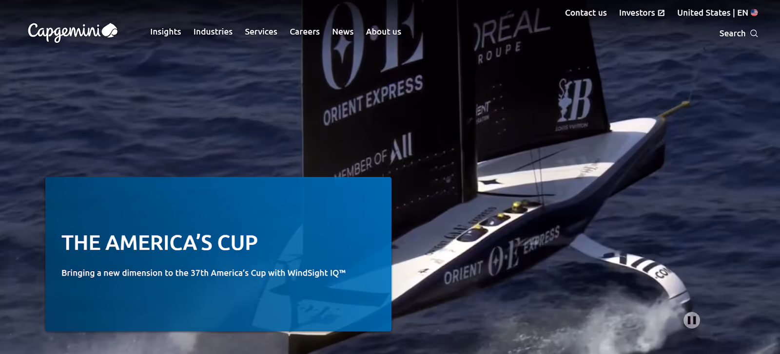 Capgemini website