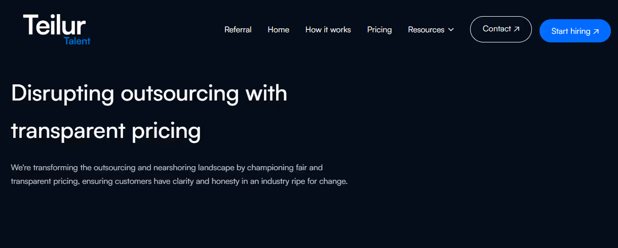 Teilur Talent for Mexican software developers