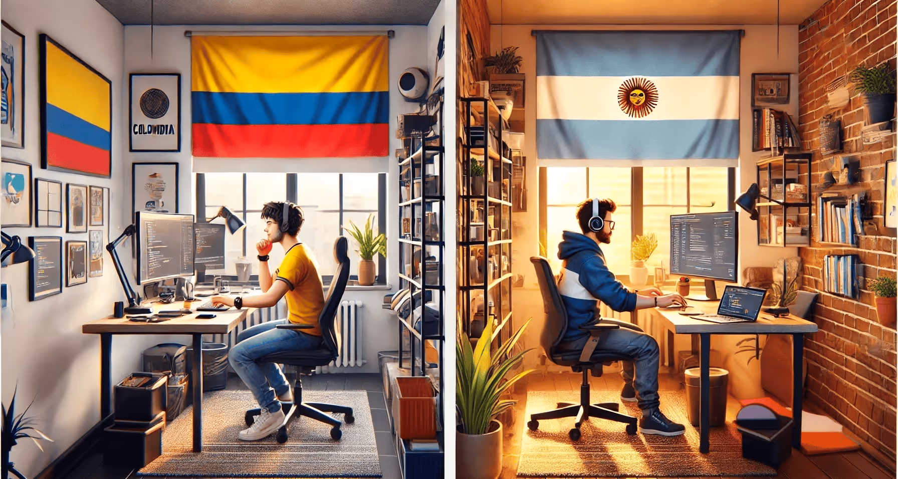 Hire JavaScript Developer Talent in Colombia vs Argentina