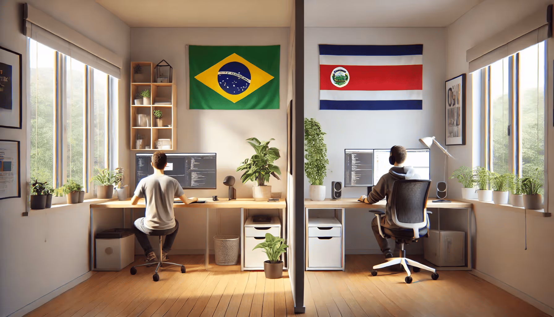 Hire Frontend Developers in Brazil vs Costa Rica