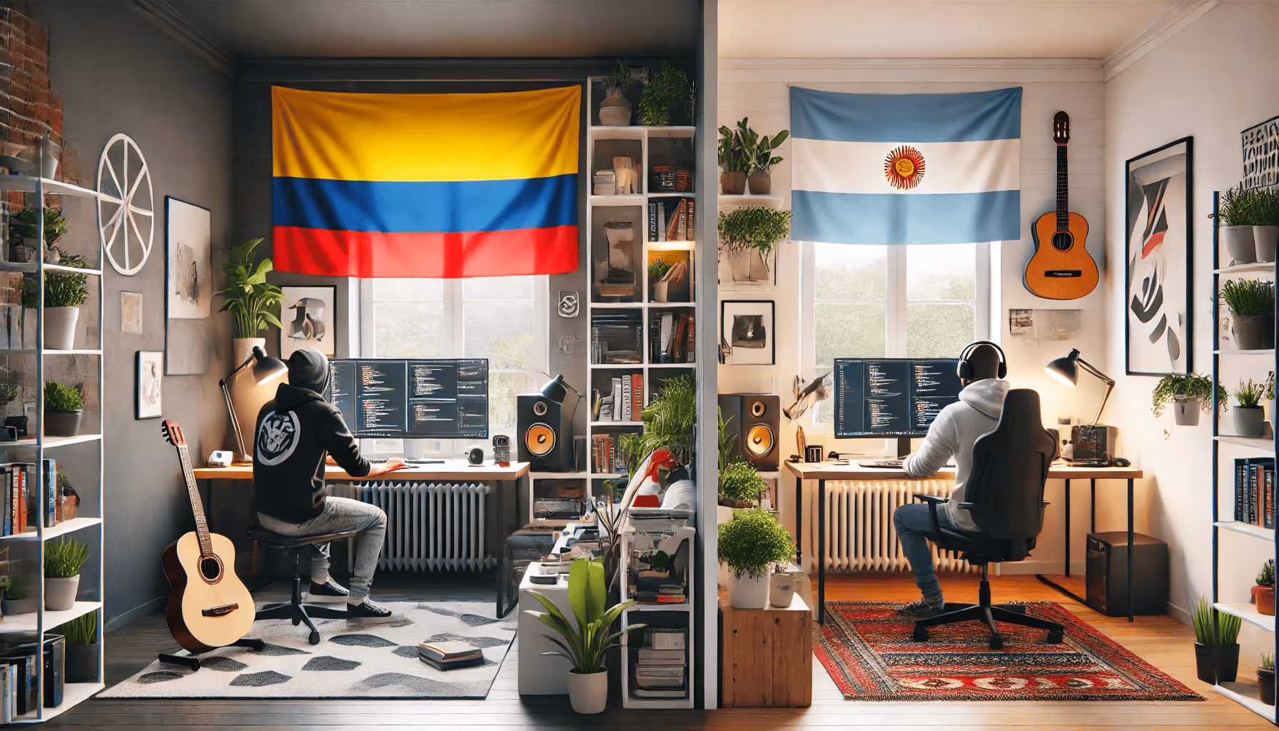 Hire Dedicated Frontend Developers in Colombia vs Argentina