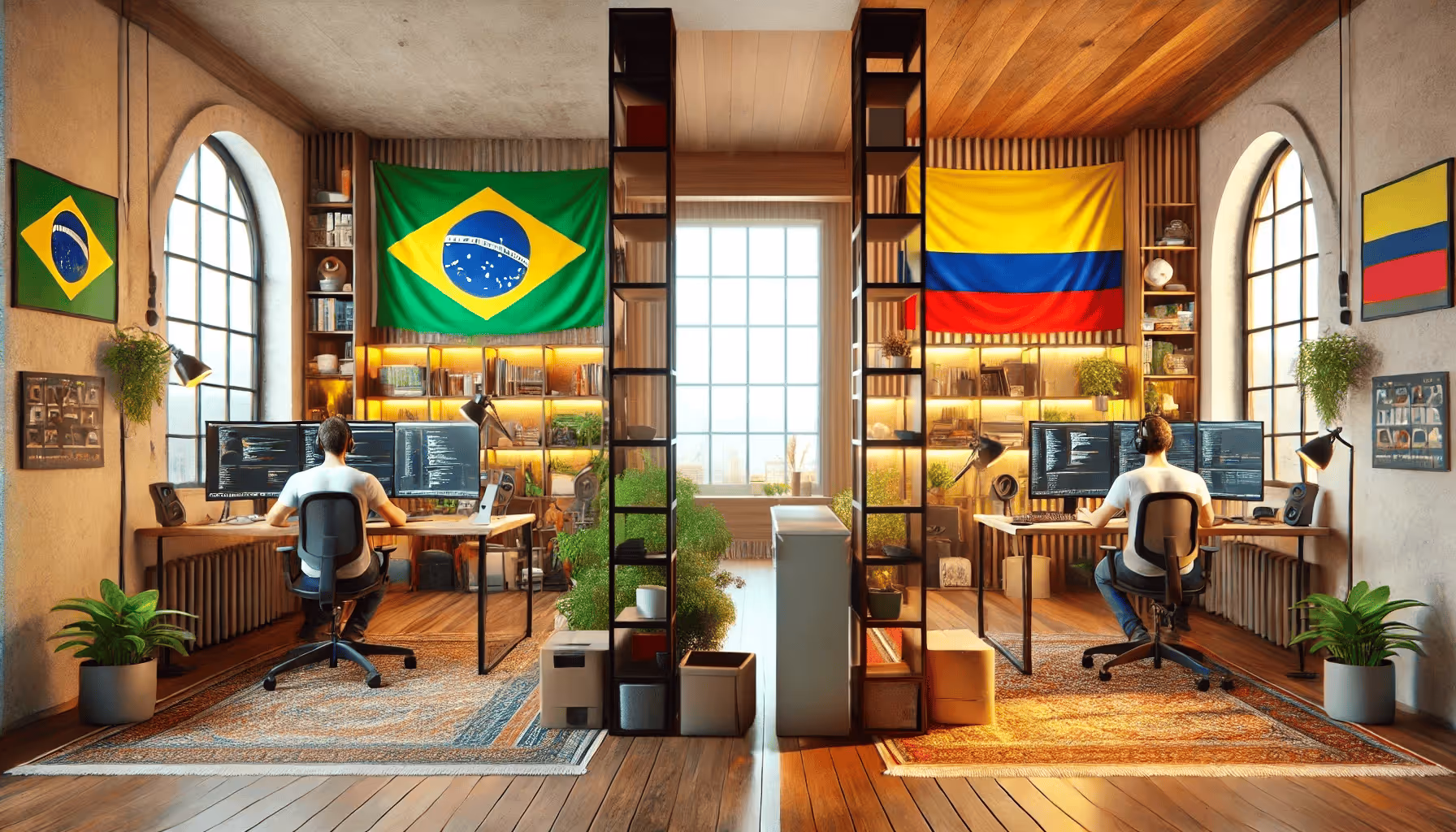 Hire Front End Web Developers: Brazil vs. Colombia