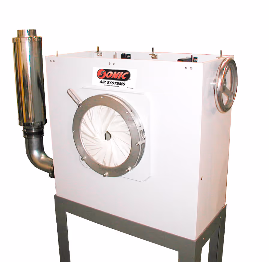 Iris Valve Air Wipe Chamber