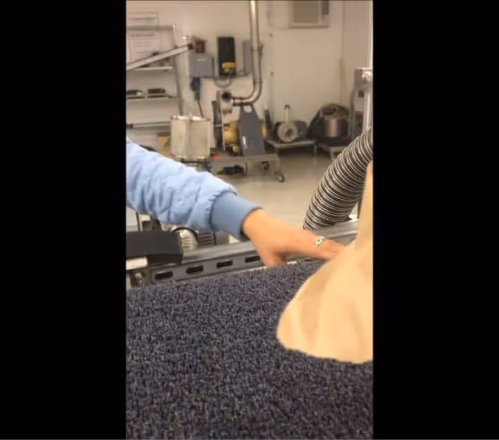 Floor Mat Drying 