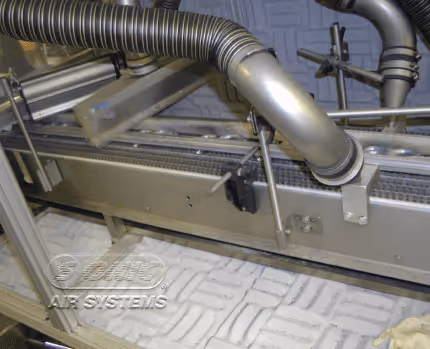 Sonic Rotary Air Knife System for Precision Parts Drying