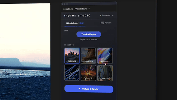 Pick sound elements inside Premiere Pro