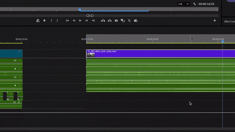 Analyze and render sound into the timeline