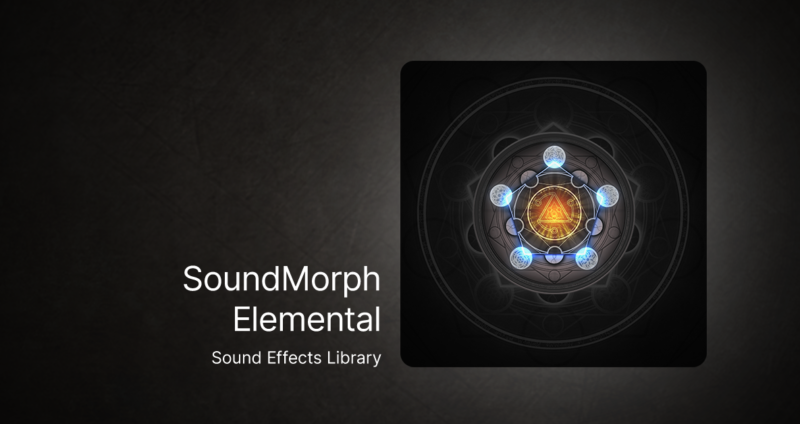 SoundMorph Elemental Sound Effects Library