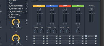 Jump straight in with a number of ready-to-go presets