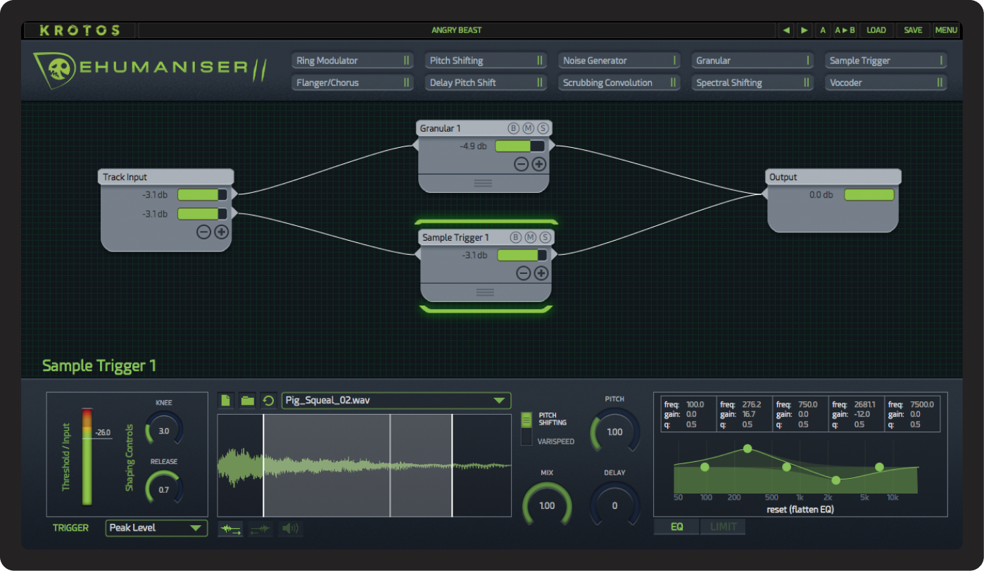Dehumaniser 2 interface