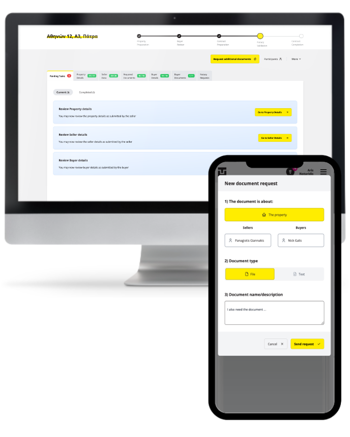 Notary Screen