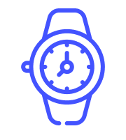 image of a watch coveys saving time