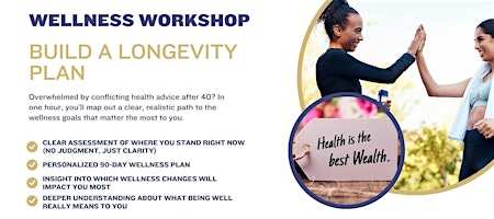 Building a Longevity Plan: Wellness Workshop for Financial Professionals!