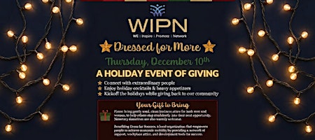 Dressed for More: A Holiday Event for Giving