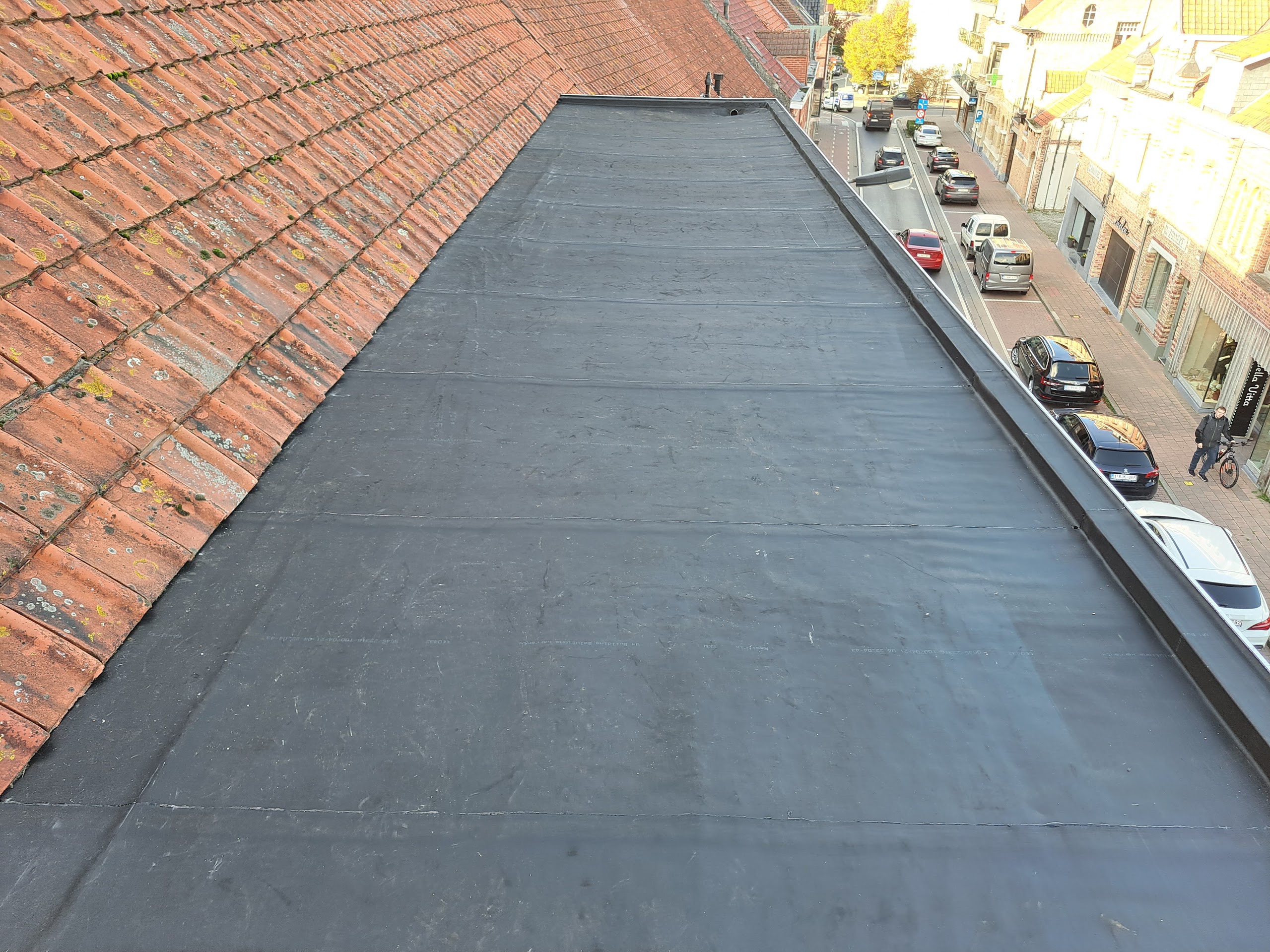 Staden: Plat dak EPDM