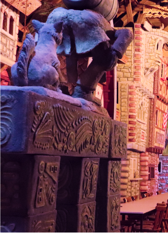 Bild aus Braighausen Brunnen mit Mann