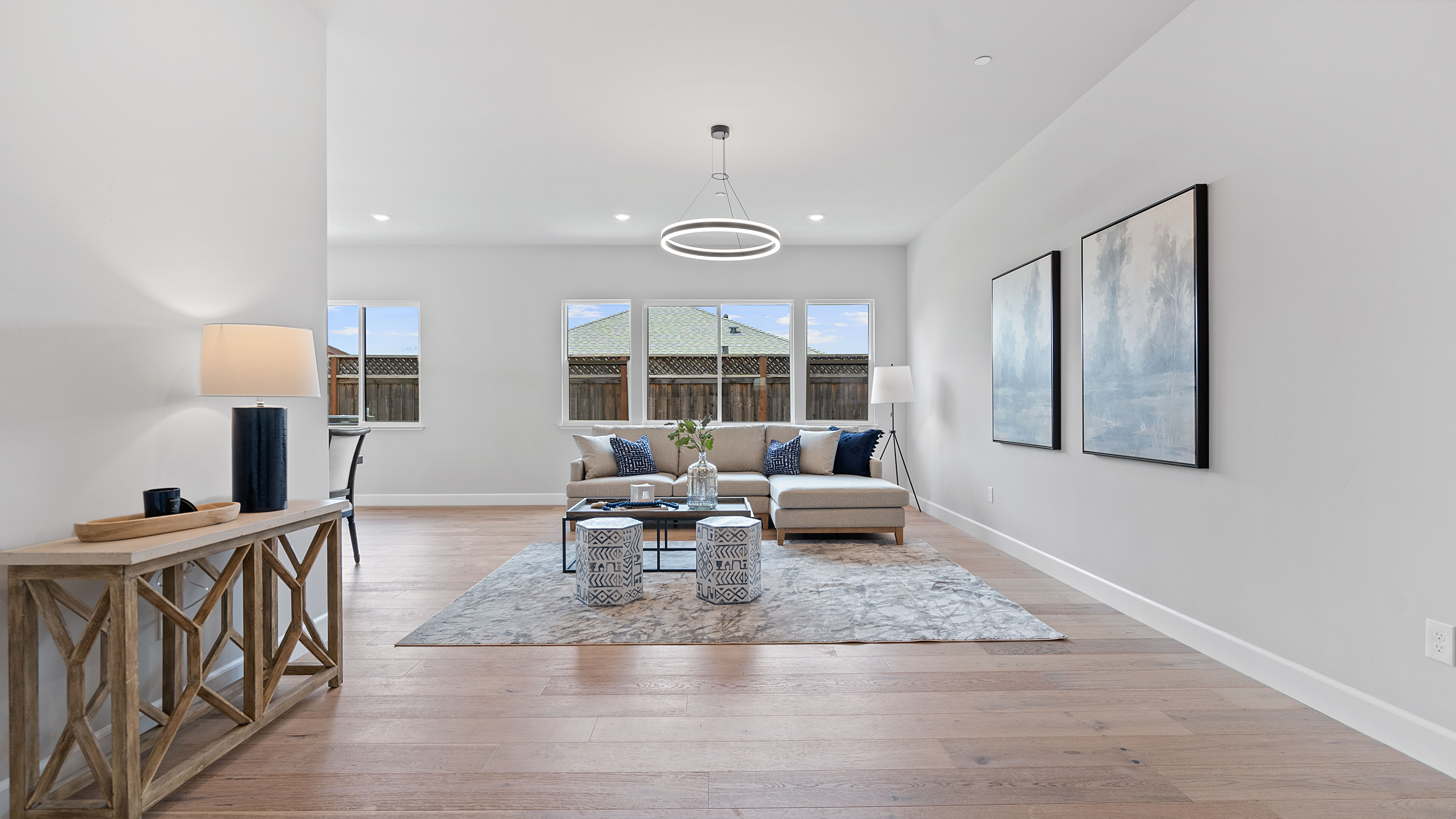 Real Estate Photography of a living room