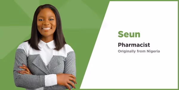picture of Seun, a pharmacist originally from Nigeria