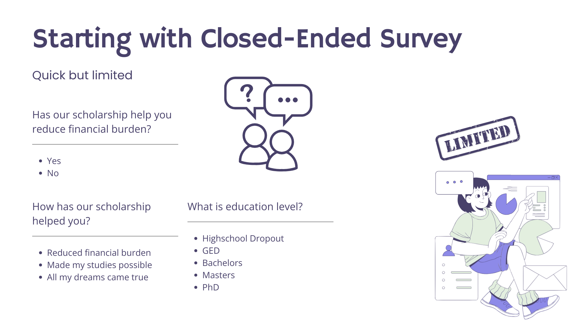 Closed Ended Questions