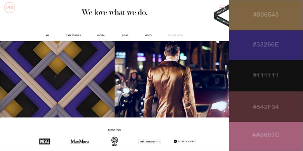 Phối màu website