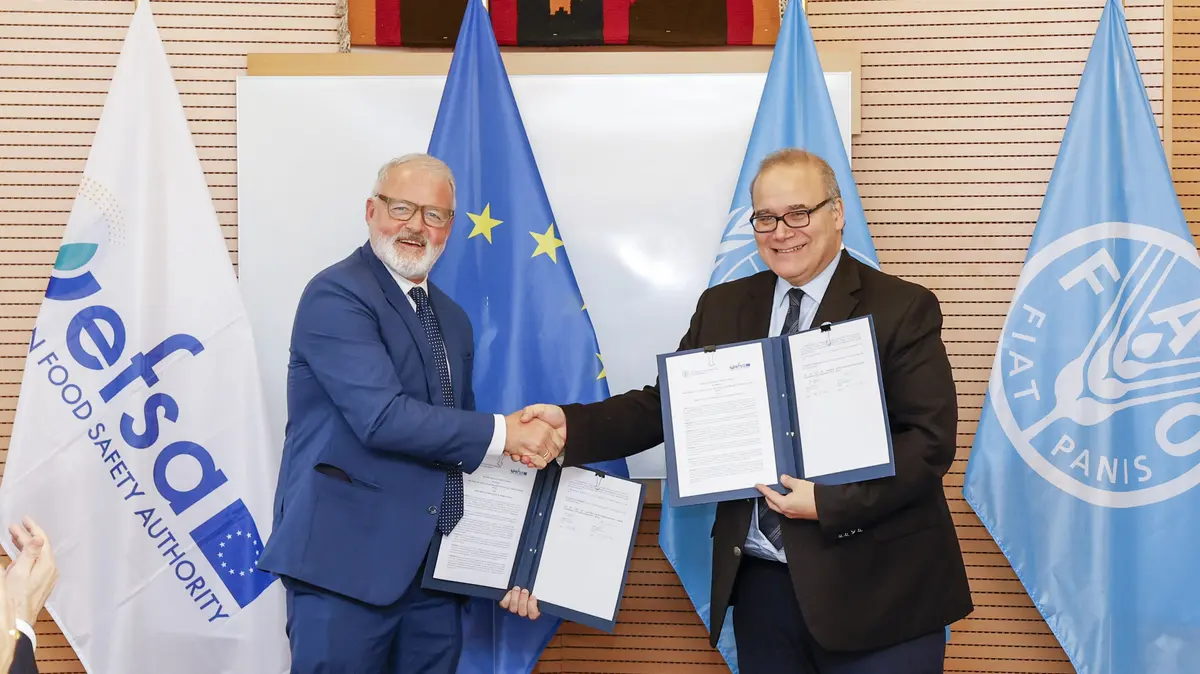EFSA and FAO sign three-year MoU to deepen regulatory science collaboration