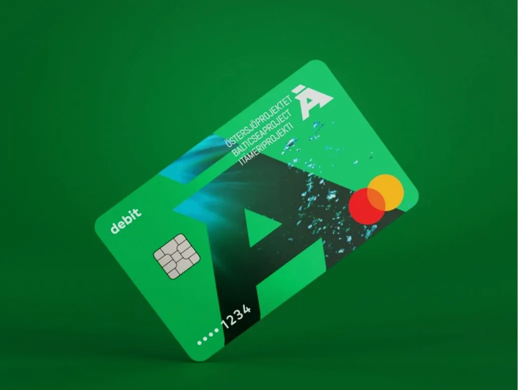 Àlandsbanken bank card design created by Agency Leroy