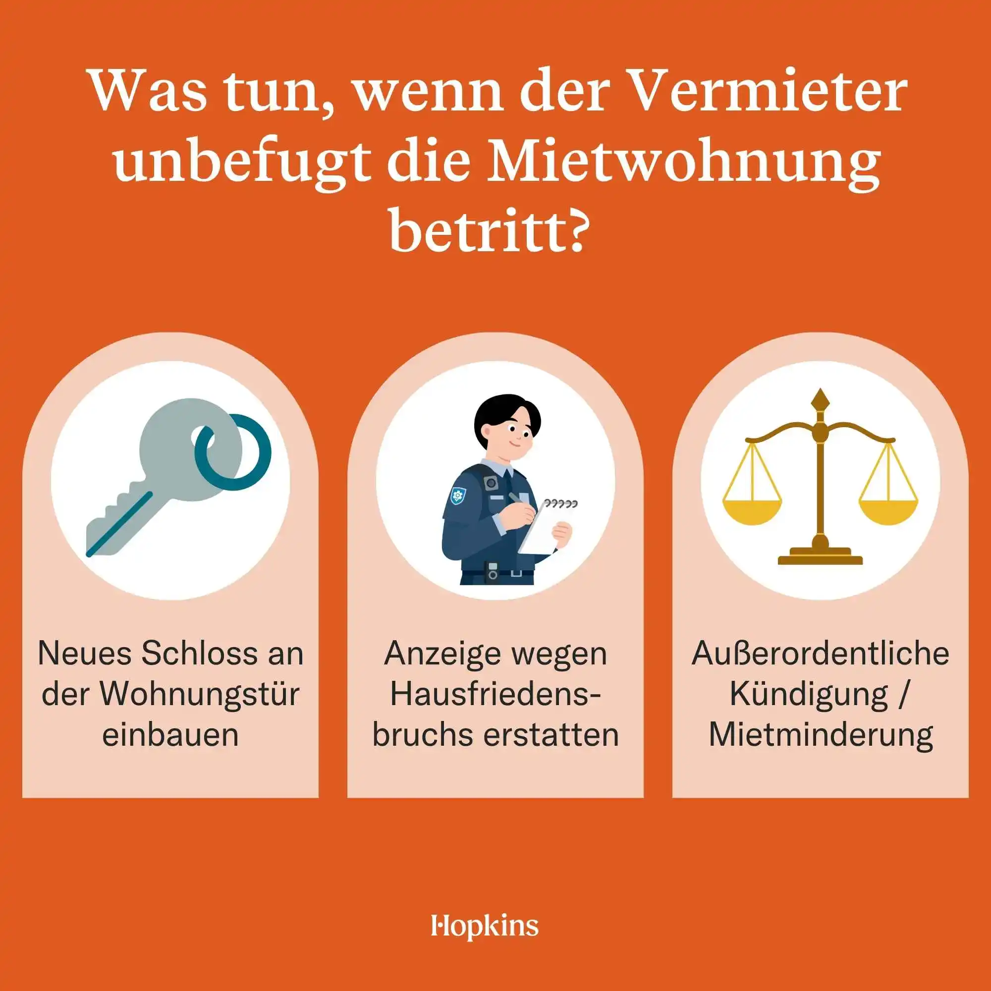 Darf der Vermieter einen Schlüssel behalten?