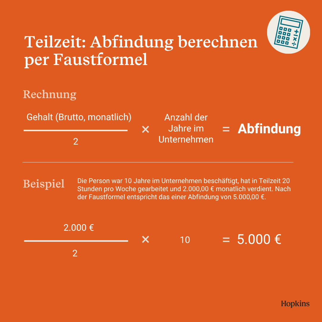 Abfindung bei Teilzeit